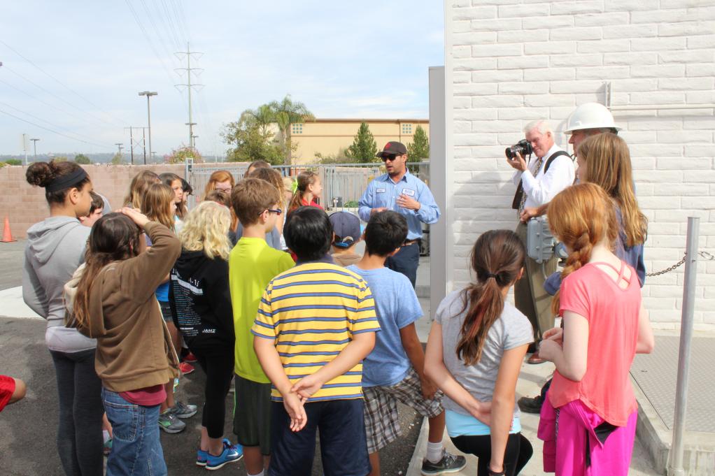 Classroom tour of Gafner Water Recycling Facility.