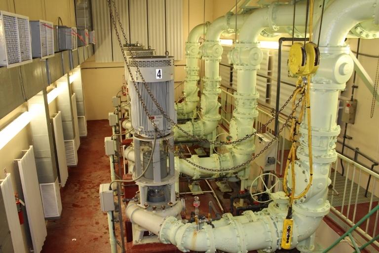 Inside of Leucadia Pump Station